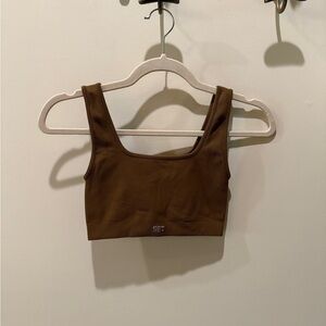 SET Active Sculptflex Power Box Cut Bra in Brown